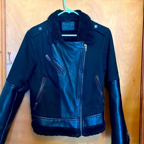 BLANKNYC faux fur and leather jacket - Picture 3 of 5